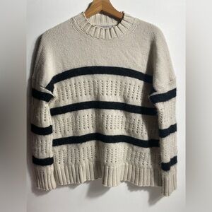 All Saints Women’s Siddons Open Stitch Jumper Sweater Alpaca Cashmere XS
